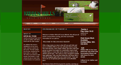 Desktop Screenshot of hiddenhills-golf.com
