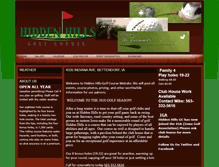 Tablet Screenshot of hiddenhills-golf.com